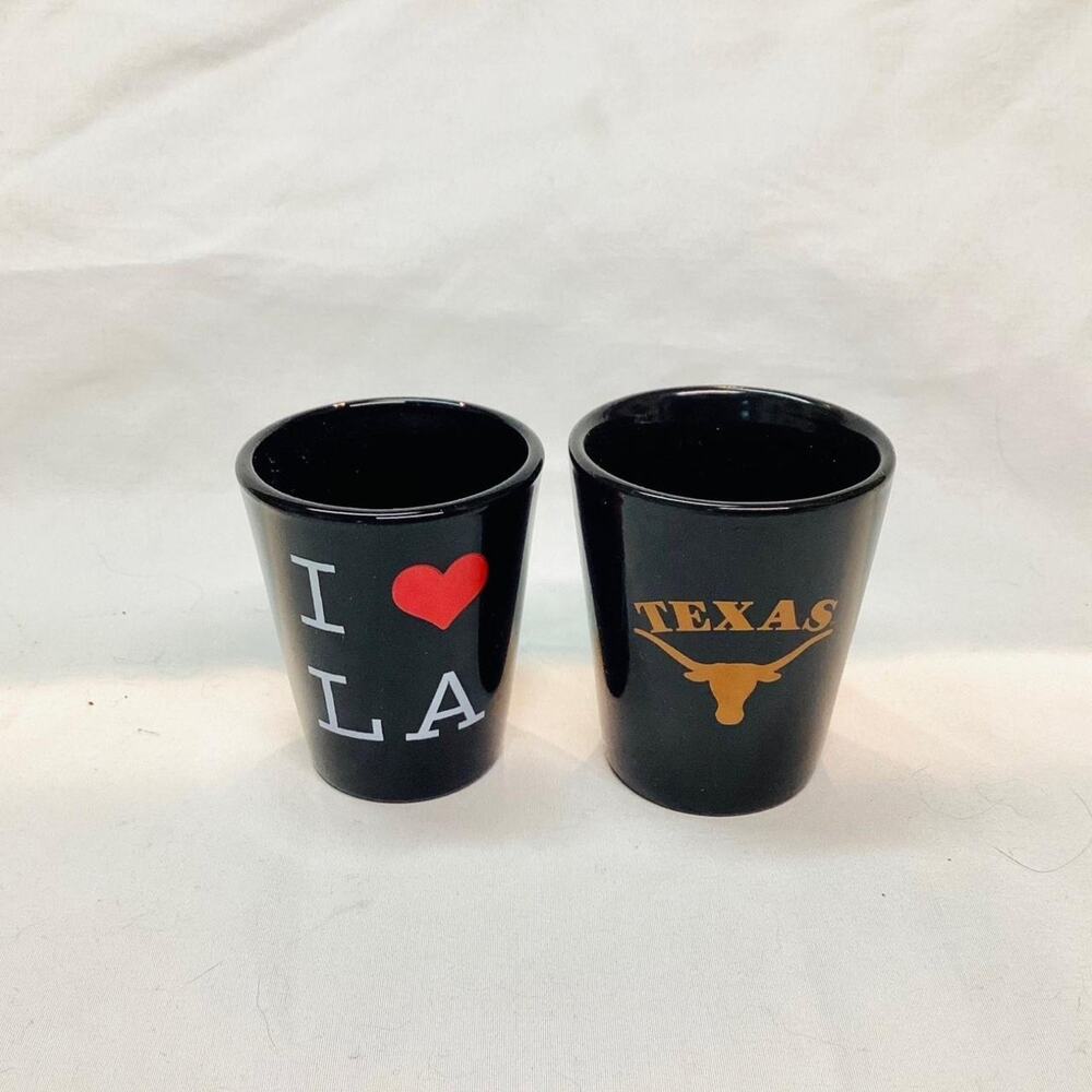 Sort Black Shot Glasses